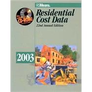 Residential Cost Data 2003