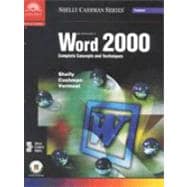 Microsoft Word 2000 Complete Concepts and Techniques