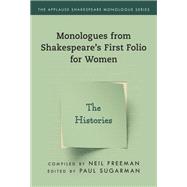 Monologues from Shakespeare’s First Folio for Women The Histories