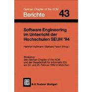 Software Engineering Im Unterricht Der Hochschulen Seuh '94