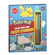 Pokémon Color Your Own Fuzzy Stickers