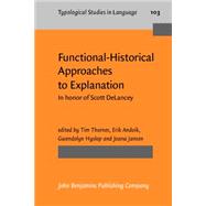 Functional-Historical Approaches to Explanation