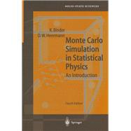 Monte Carlo Simulation in Statistical Physics