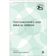 Text-linguistics and Biblical Hebrew