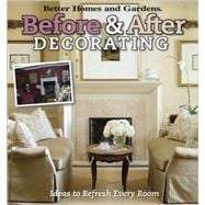Before and after Decorating
