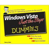 Windows Vista Just the Steps For Dummies