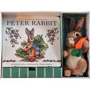 The Peter Rabbit Plush Gift Set The Classic Edition Board Book + Plush Stuffed Animal Toy Rabbit Gift Set (Fun Gift Set, Holiday Traditions, Beatrix Potter Books, New York Times Bestseller Illustrator)