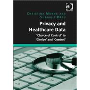 Privacy and Healthcare Data: 'Choice of Control' to 'Choice' and 'Control'