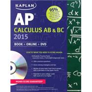 Kaplan AP Calculus AB & BC 2015 Book + Online + DVD