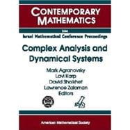 Complex Analysis And Dynamical Systems