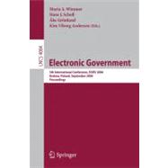 Electronic Government : 5th International Conference, EGOV 2006, Krakow, Poland, September 4-8, 2006, Proceedings