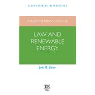 Advanced Introduction to Law and Renewable Energy