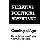 Negative Political Advertising: Coming of Age