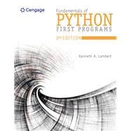 Fundamentals of Python: First Programs with 2021 Updates