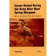 Issues Raised During the 1998 Army After Next Spring Wargame
