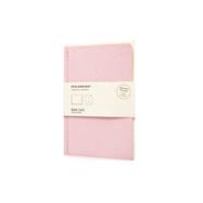 Moleskine Messages Note Card, Large, Plain, Peach Blossom Pink, Soft Cover (4.5 x 6.75)