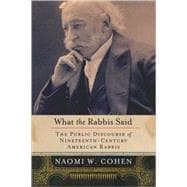 What the Rabbis Said