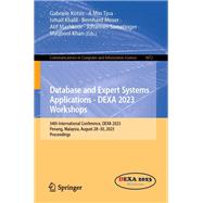 Database and Expert Systems Applications - DEXA 2023 Workshops