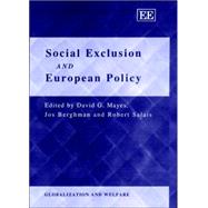 Social Exclusion and European Policy
