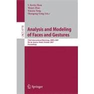 Analysis and Modeling of Faces and Gestures: Third International Workshop, Amfg 2007 Rio De Janeiro, Brazil, October 20, 2007 Proceedings