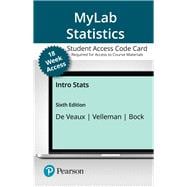 MyLab Statistics with Pearson eText for Intro Stats -- 18 week Access Card