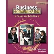 Business Communication : Topics and Activities,9780757546907