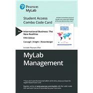 MyLab Management with Pearson eText -- Combo Access Card -- for International Business The New Realities