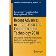 Recent Advances in Information and Communication Technology, 2018