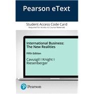 Pearson eText for International Business The New Realities -- Access Card