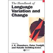 The Handbook of Language Variation and Change