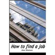 How to Find a Job
