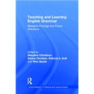Teaching and Learning English Grammar: Research Findings and Future Directions
