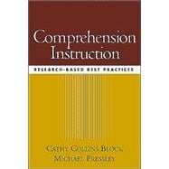 Comprehension Instruction Research-Based Best Practices