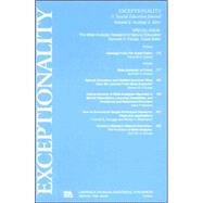 The Meta-Analysis Research in Special Education: A Special Issue of Exceptionality