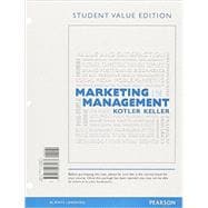 Marketing Management, Student Value Edition
