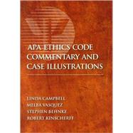 Apa Ethics Code Commentary and Case Illustrations