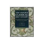 The Oxford Classical Dictionary  Book and CD ROM