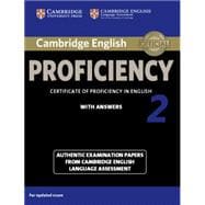 Cambridge English Proficiency 2 With Answers