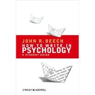 How To Write in Psychology A Student Guide