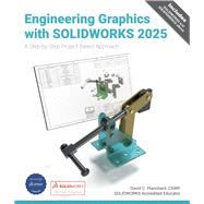 Engineering Graphics with SOLIDWORKS 2025 book cover, ISBN 9781630576943