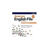 American English File Level 4 Student Book/Workbook Multi-Pack A with Online Practice