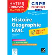 Histoire-Géographie-EMC- CRPE 2023-2024 - Epreuve écrite d'admissibilité