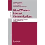 Wired/Wireless Internet Communications: 5th International Conference, Wwic 2007, Coimbra, Portugal, May 23-25, 2007, Proceedings