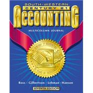 Century 21 Accounting Multicolumn Journal Approach Student Text Ch 1-26