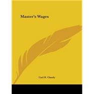 Master's Wages1924