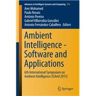 Ambient Intelligence - Software and Applications