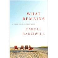 What Remains : A Memoir of Fate, Friendship, and Love