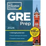 Princeton Review GRE Prep, 2024 5 Practice Tests + Review & Techniques + Online Features