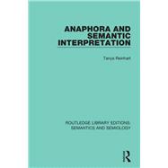 Anaphora and Semantic Interpretation
