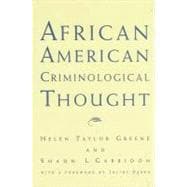 African American Criminological Thought